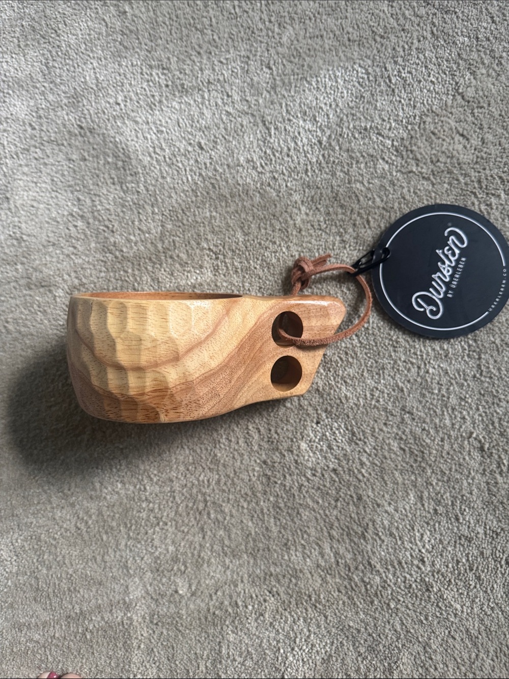 Wooden Key & Card Holder - Natural Wood